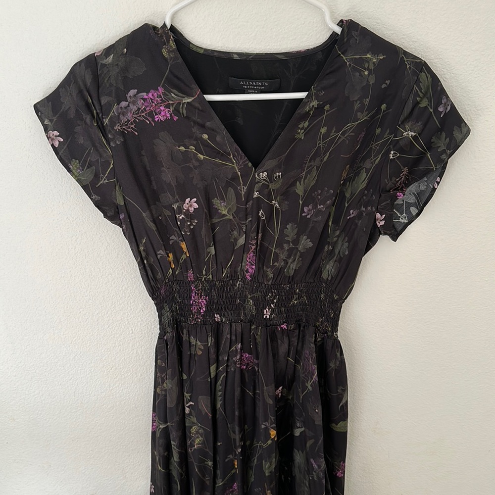 AllSaints Leila Heligan Floral Dress
